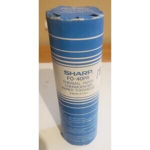 Sharp FO-40PR Thermal Paper 216mm x 50m Unopened .